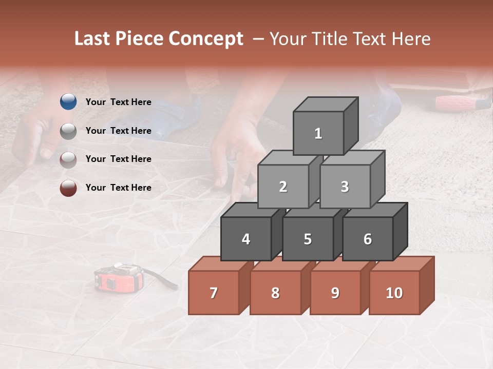 Block Man  PowerPoint Template