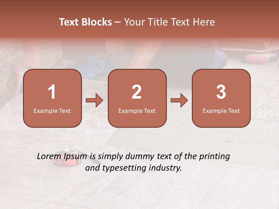 Block Man  PowerPoint Template