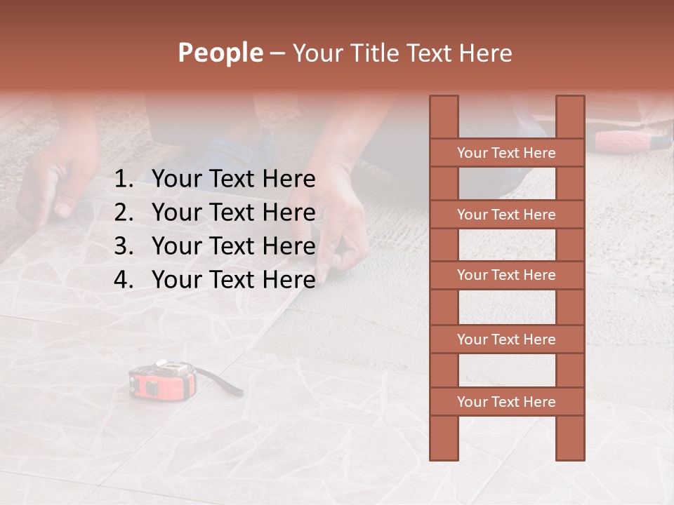 Block Man  PowerPoint Template