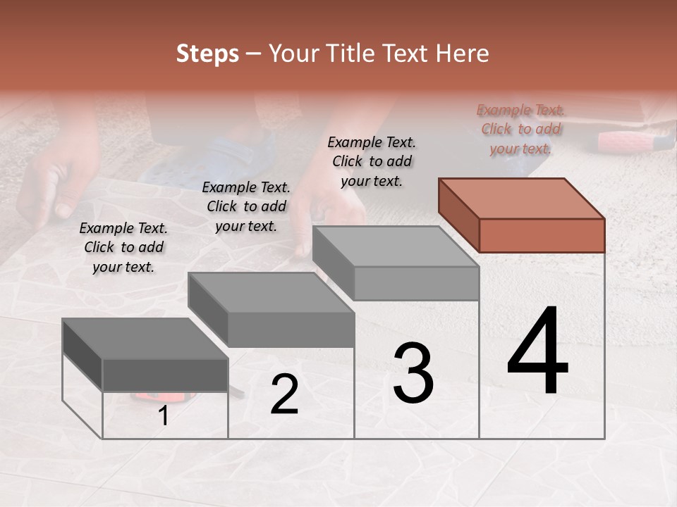 Block Man  PowerPoint Template