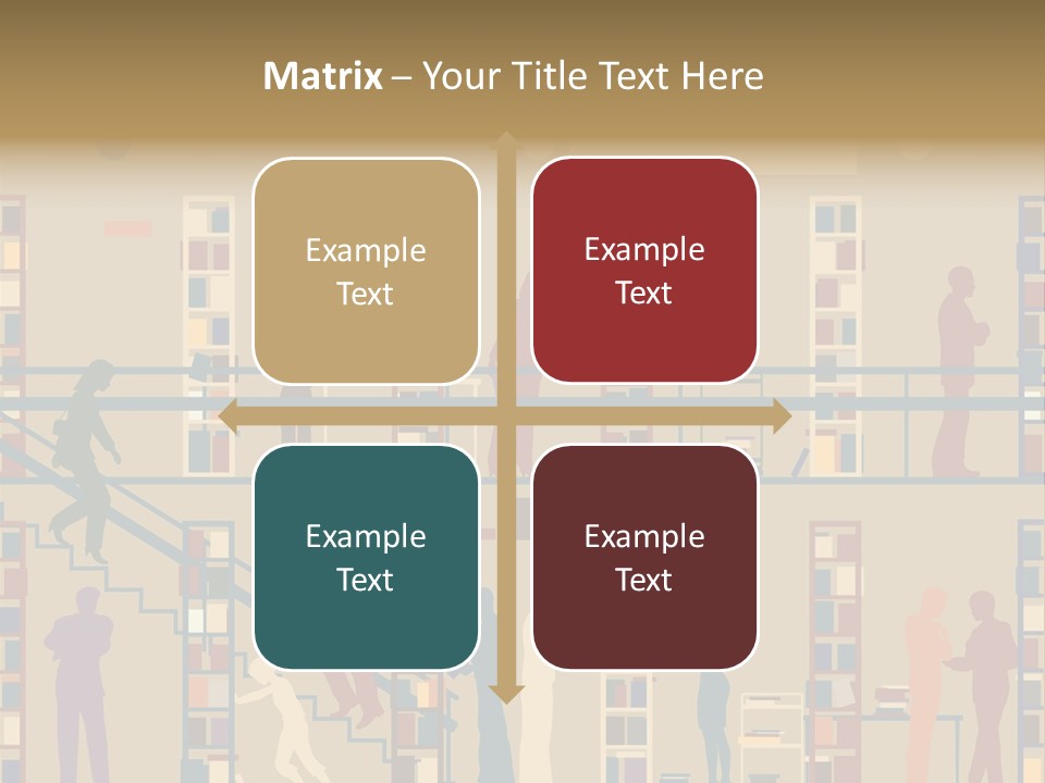 Bookshop Color Browsing PowerPoint Template