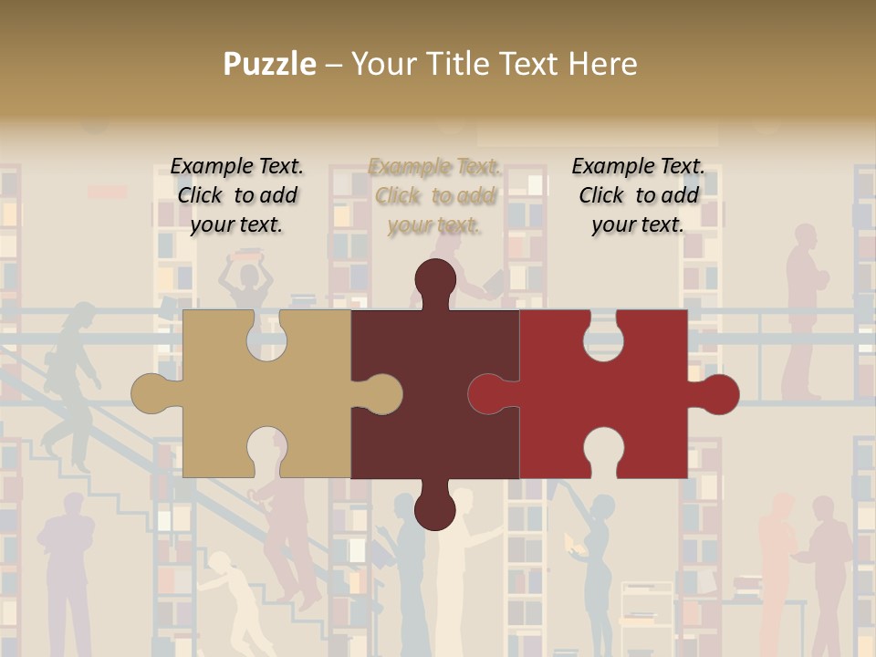 Bookshop Color Browsing PowerPoint Template