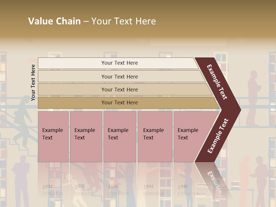 Bookshop Color Browsing PowerPoint Template