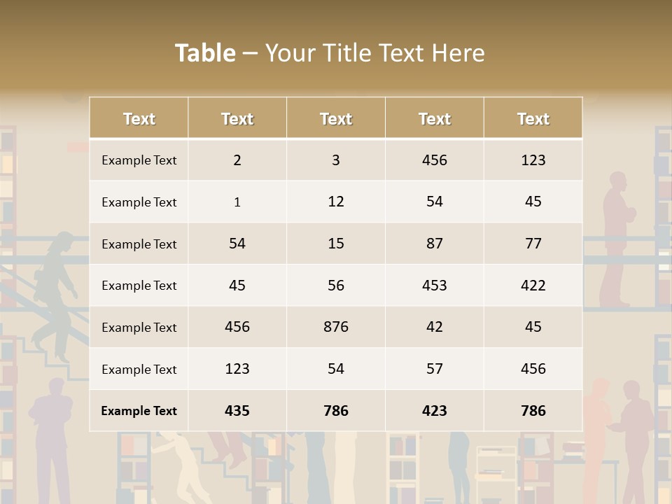 Bookshop Color Browsing PowerPoint Template