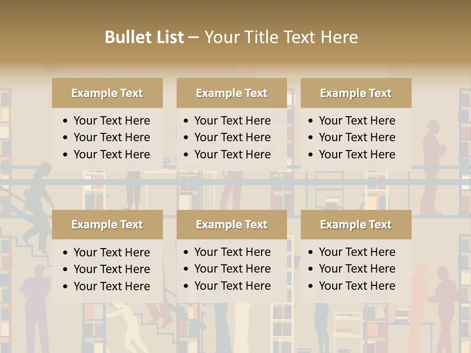 Bookshop Color Browsing PowerPoint Template