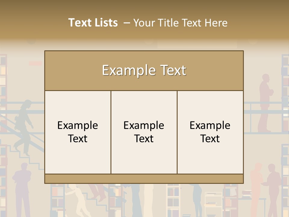 Bookshop Color Browsing PowerPoint Template
