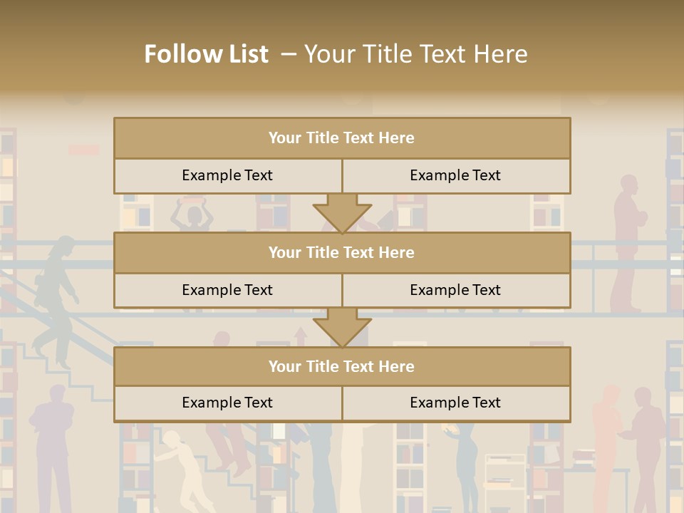 Bookshop Color Browsing PowerPoint Template