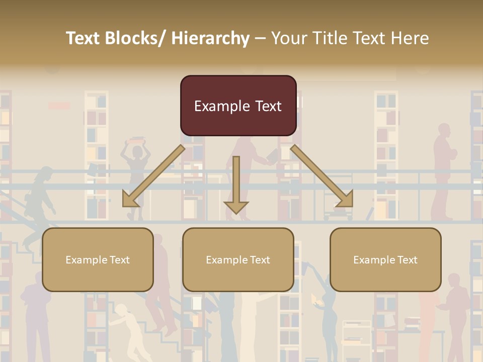 Bookshop Color Browsing PowerPoint Template