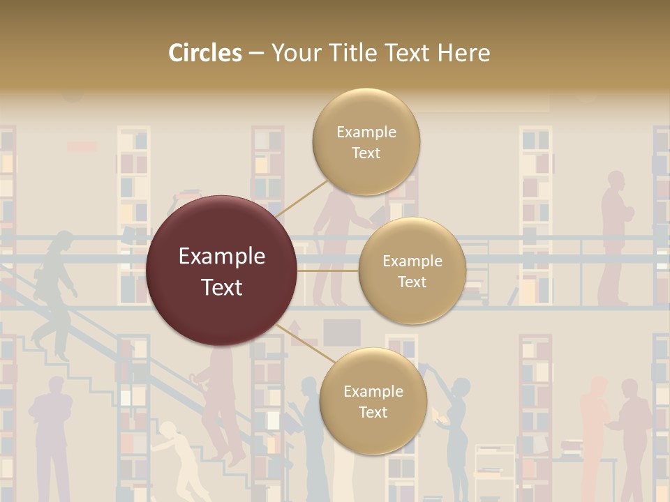 Bookshop Color Browsing PowerPoint Template