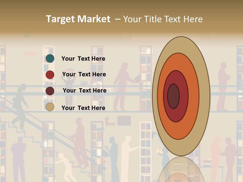 Bookshop Color Browsing PowerPoint Template