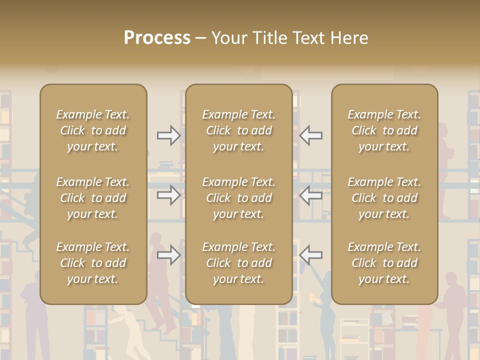 Bookshop Color Browsing PowerPoint Template