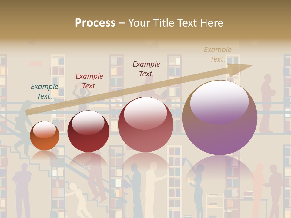 Bookshop Color Browsing PowerPoint Template