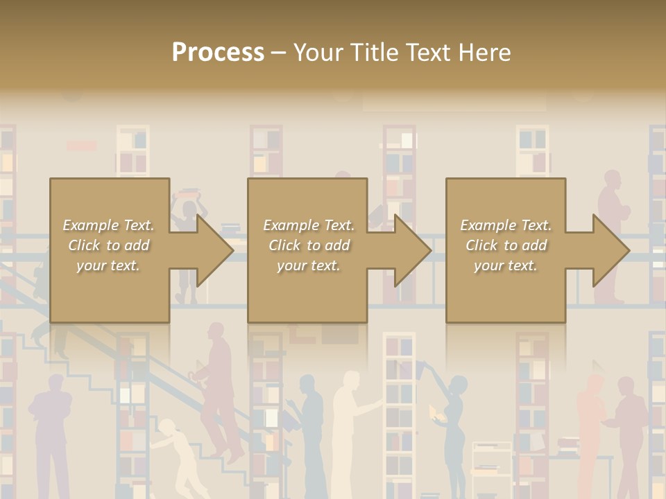 Bookshop Color Browsing PowerPoint Template