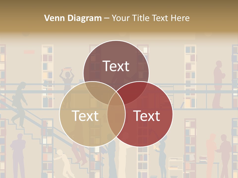 Bookshop Color Browsing PowerPoint Template