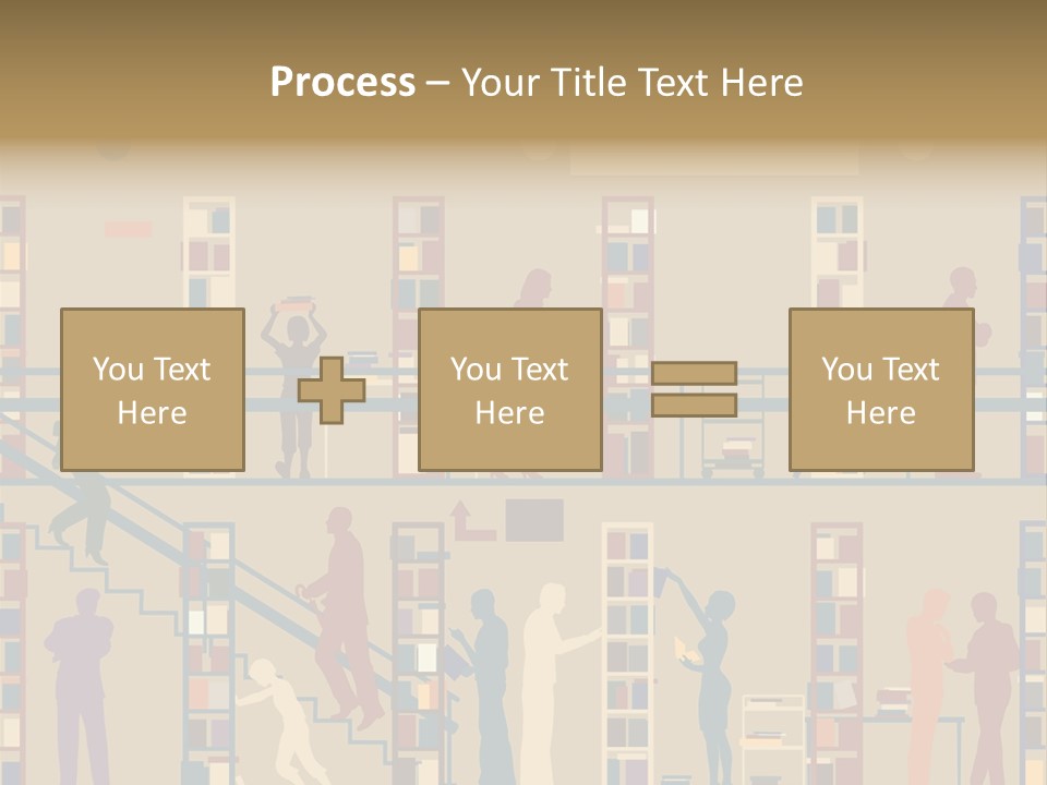 Bookshop Color Browsing PowerPoint Template