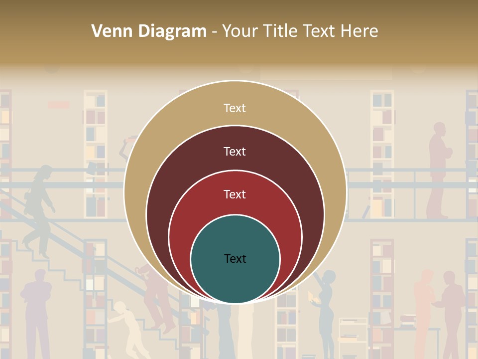 Bookshop Color Browsing PowerPoint Template