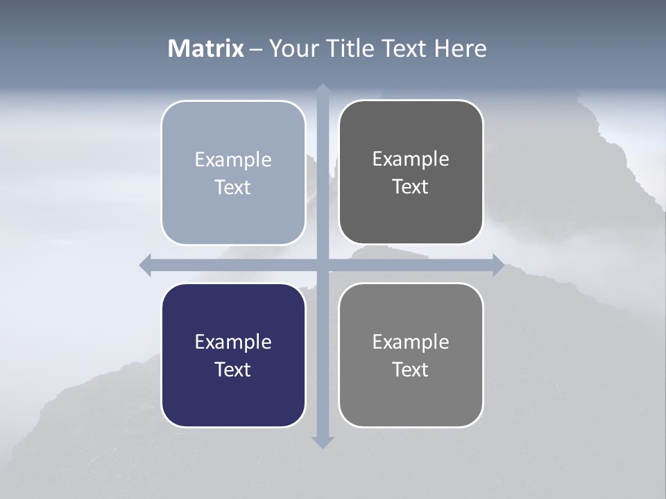 Spectacular Rock Teallach PowerPoint Template