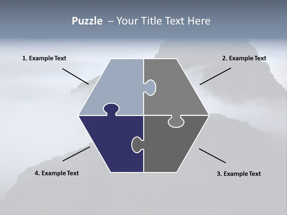 Spectacular Rock Teallach PowerPoint Template