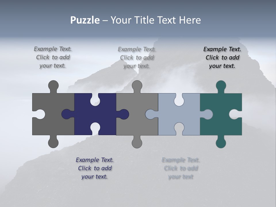 Spectacular Rock Teallach PowerPoint Template