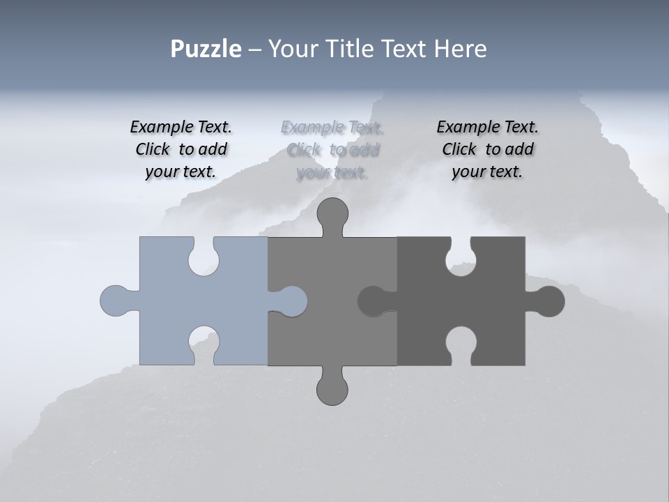 Spectacular Rock Teallach PowerPoint Template