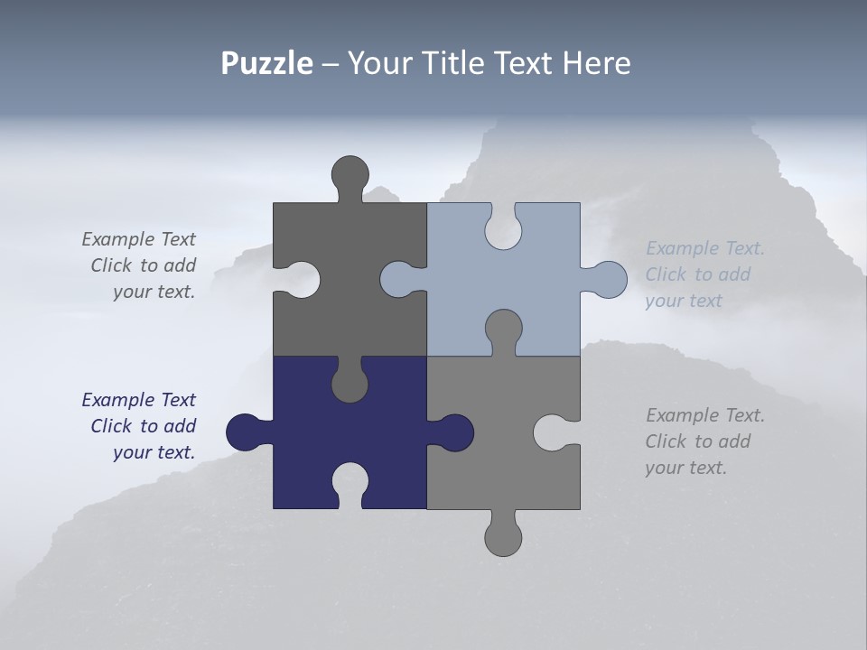 Spectacular Rock Teallach PowerPoint Template