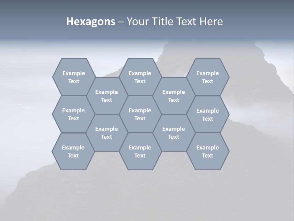 Spectacular Rock Teallach PowerPoint Template