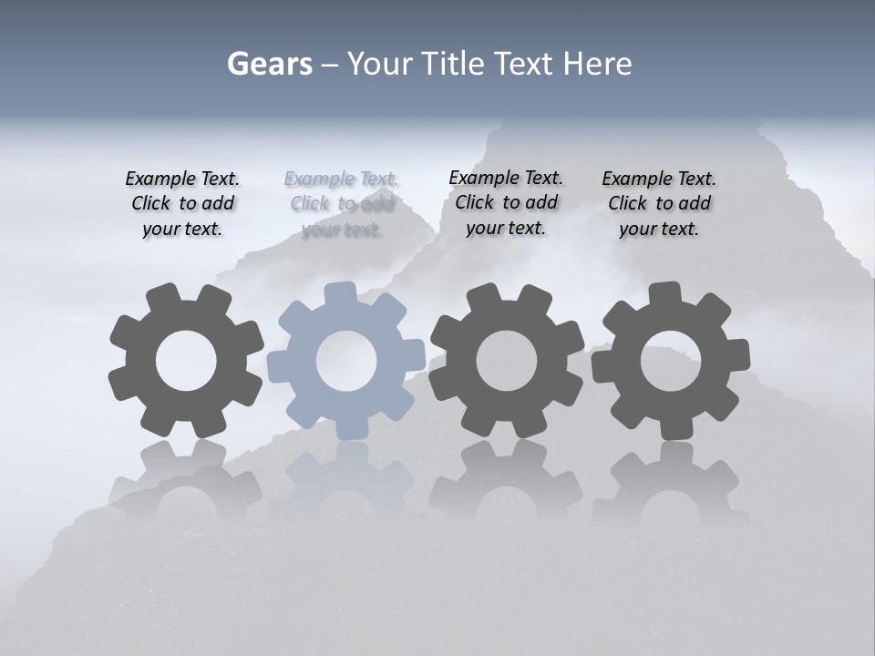 Spectacular Rock Teallach PowerPoint Template