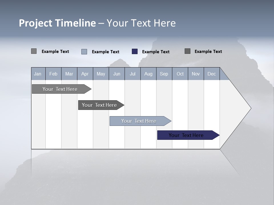 Spectacular Rock Teallach PowerPoint Template