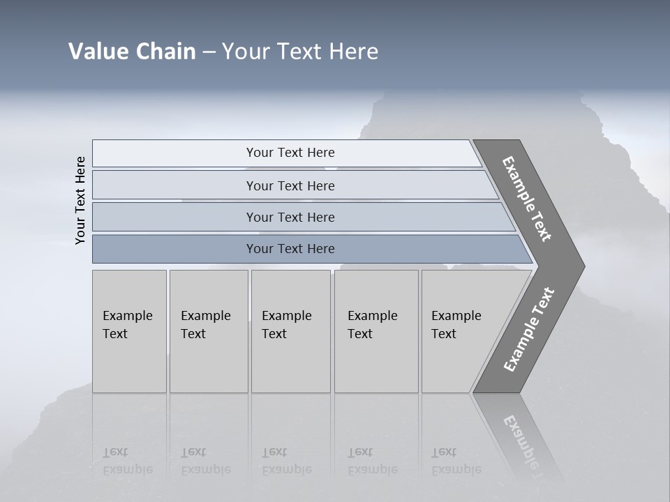 Spectacular Rock Teallach PowerPoint Template