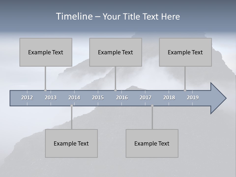 Spectacular Rock Teallach PowerPoint Template