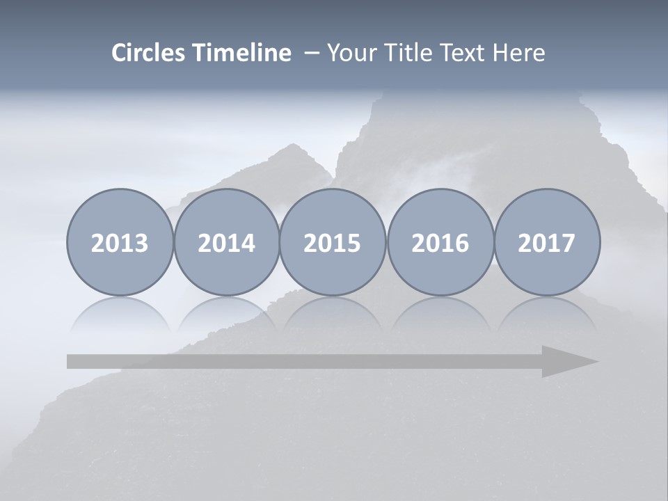 Spectacular Rock Teallach PowerPoint Template