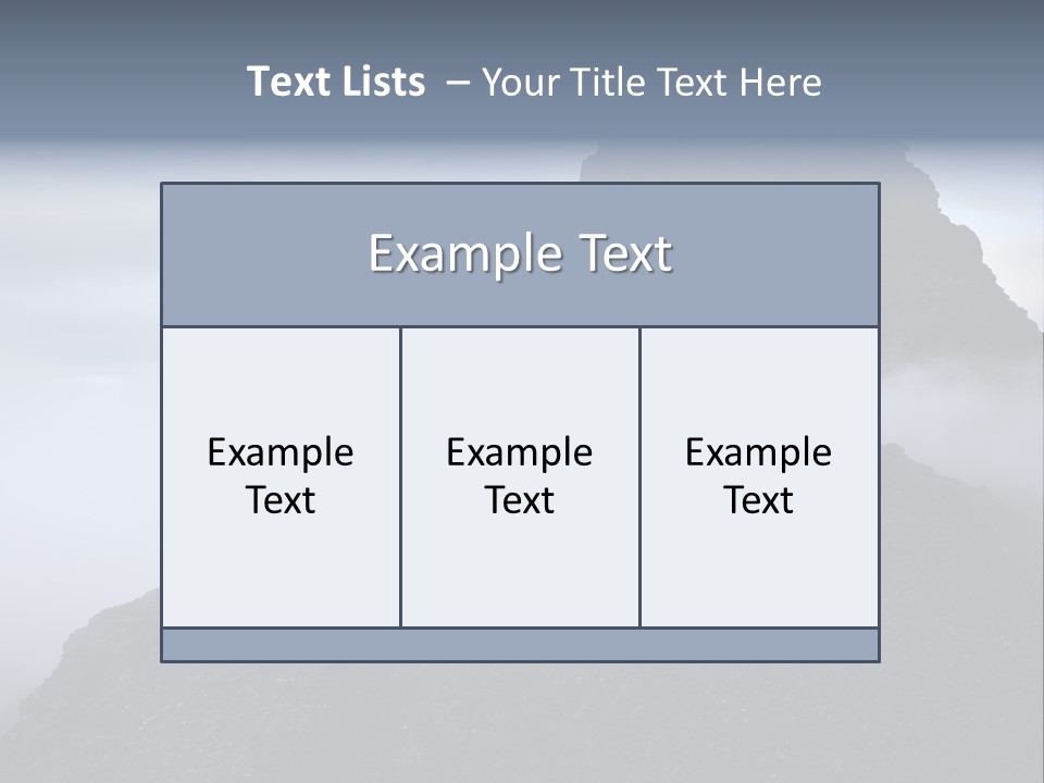 Spectacular Rock Teallach PowerPoint Template