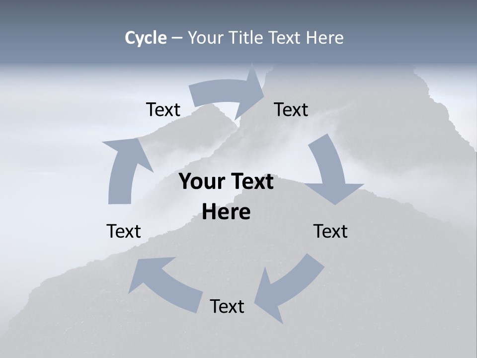 Spectacular Rock Teallach PowerPoint Template