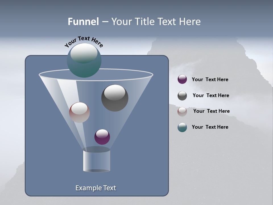 Spectacular Rock Teallach PowerPoint Template