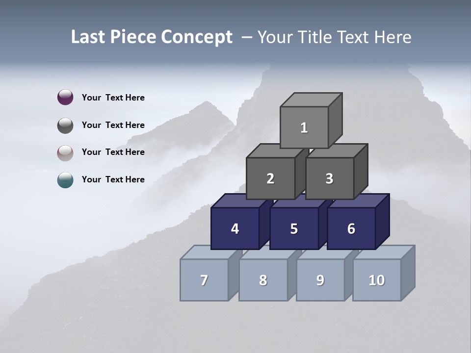 Spectacular Rock Teallach PowerPoint Template