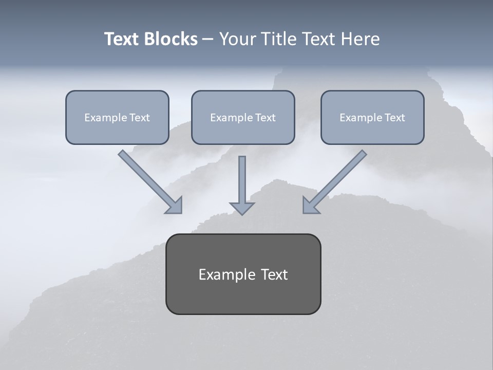 Spectacular Rock Teallach PowerPoint Template