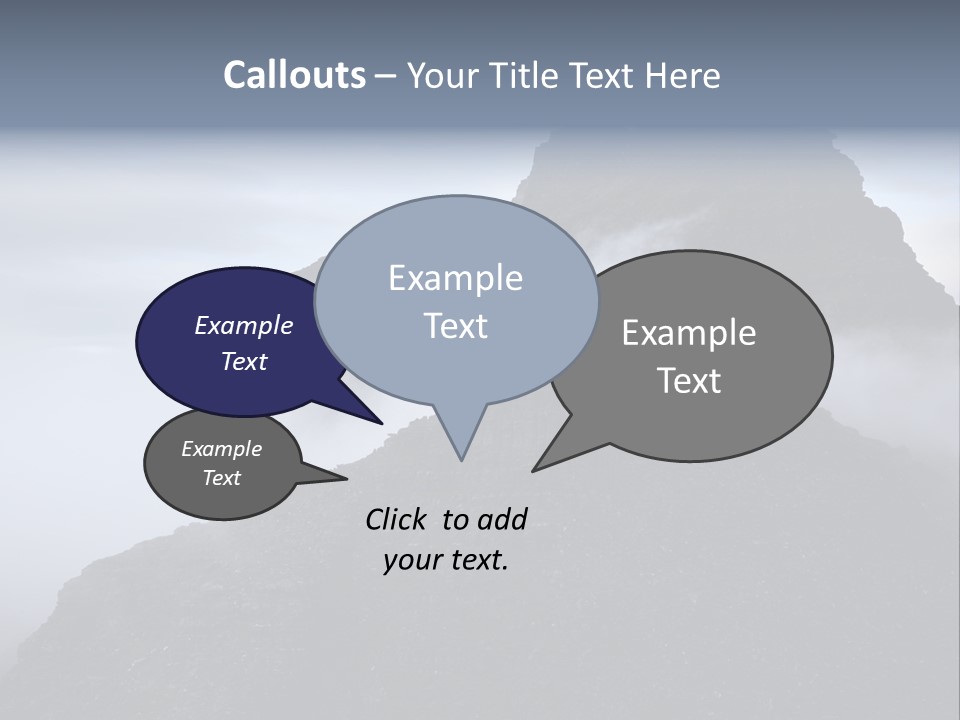 Spectacular Rock Teallach PowerPoint Template