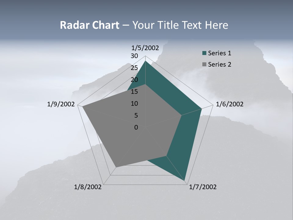 Spectacular Rock Teallach PowerPoint Template