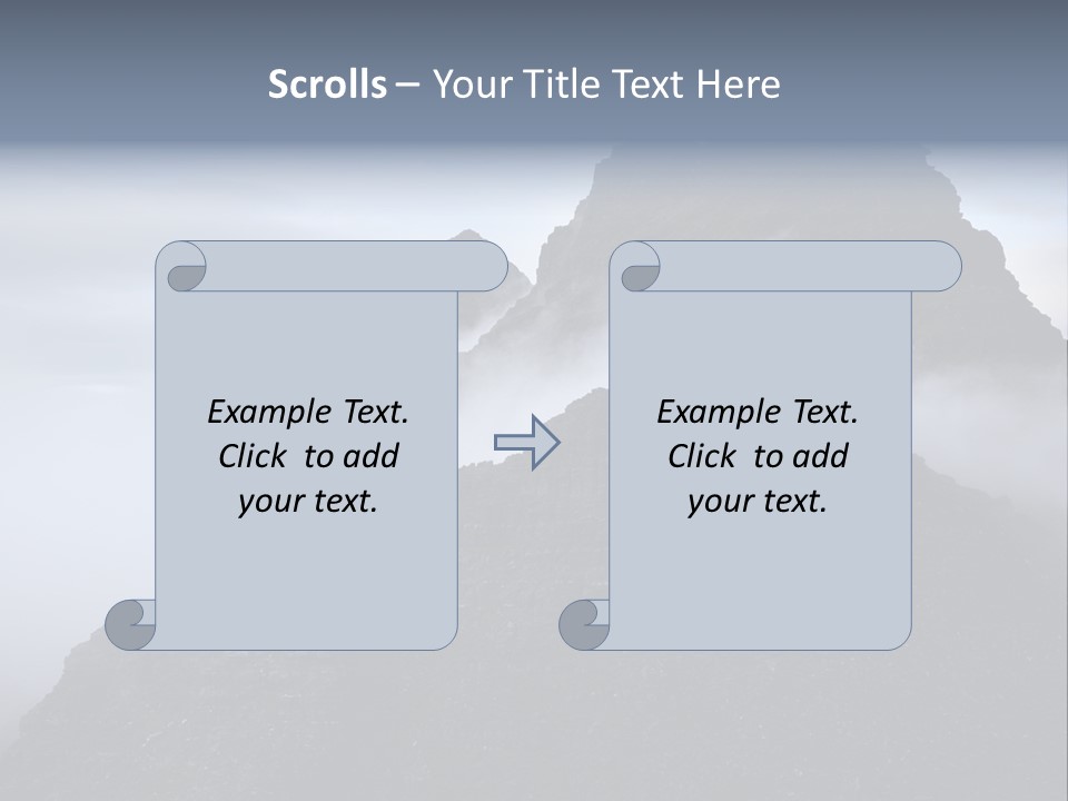 Spectacular Rock Teallach PowerPoint Template