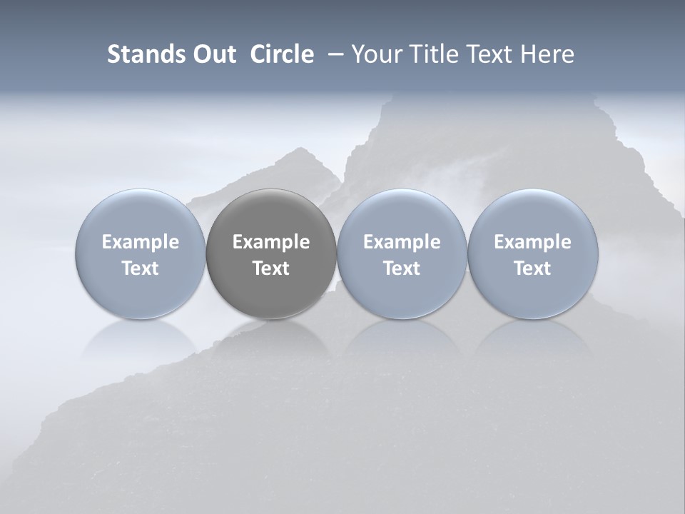 Spectacular Rock Teallach PowerPoint Template