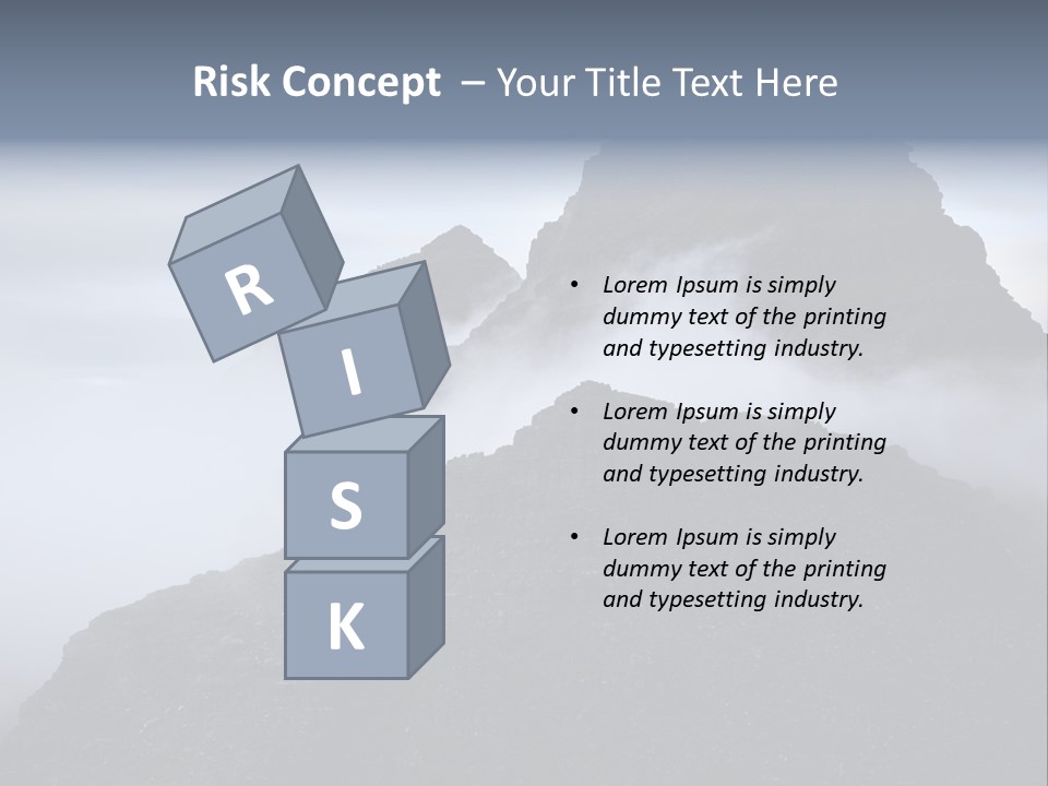 Spectacular Rock Teallach PowerPoint Template