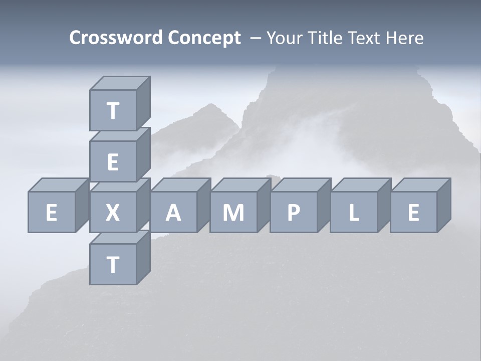 Spectacular Rock Teallach PowerPoint Template