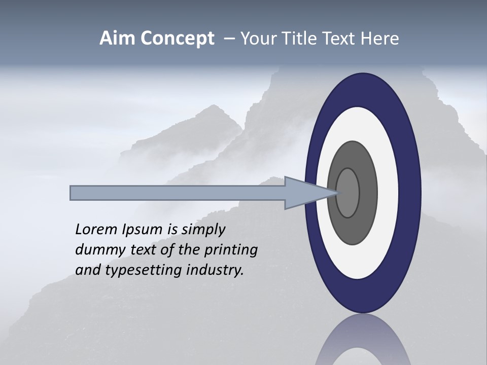 Spectacular Rock Teallach PowerPoint Template
