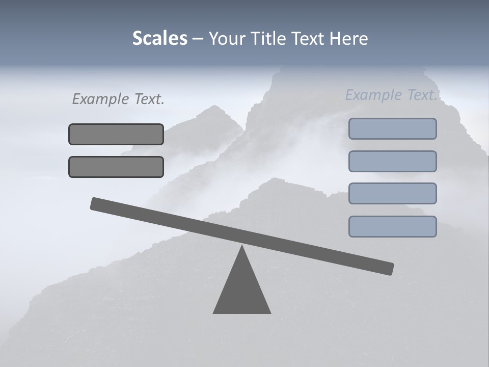 Spectacular Rock Teallach PowerPoint Template