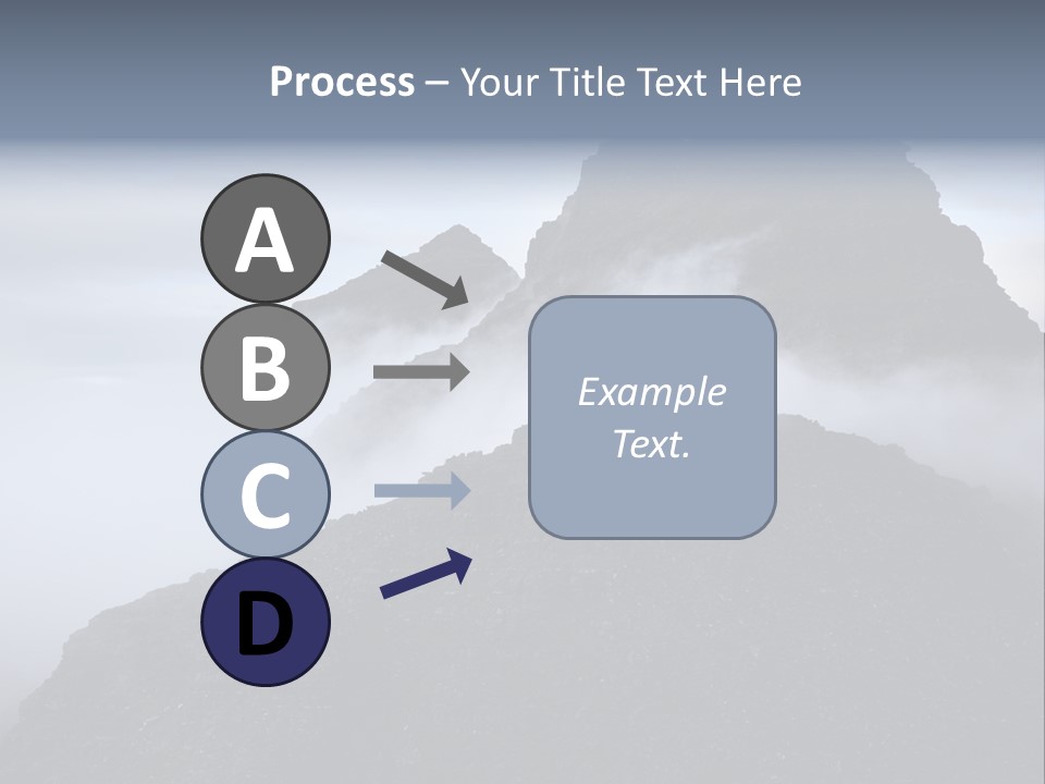 Spectacular Rock Teallach PowerPoint Template