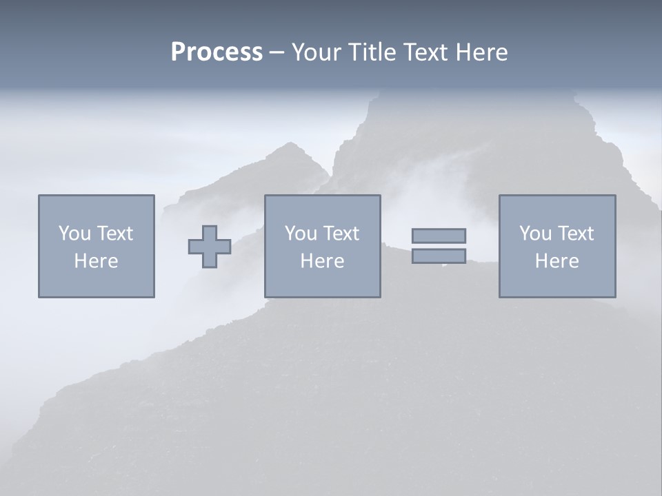 Spectacular Rock Teallach PowerPoint Template
