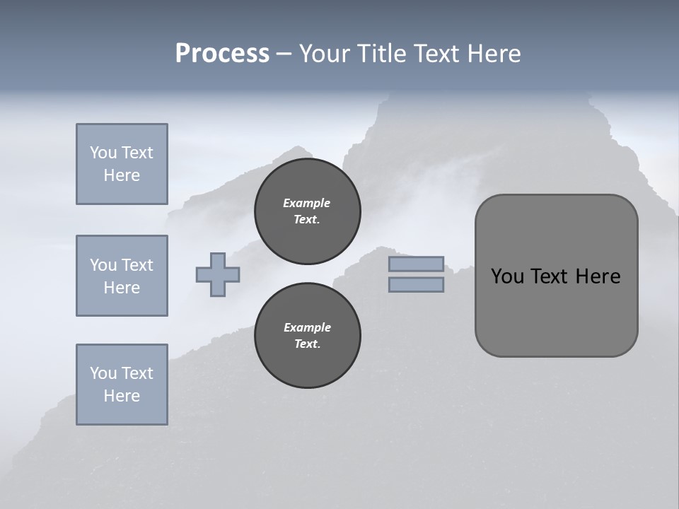 Spectacular Rock Teallach PowerPoint Template