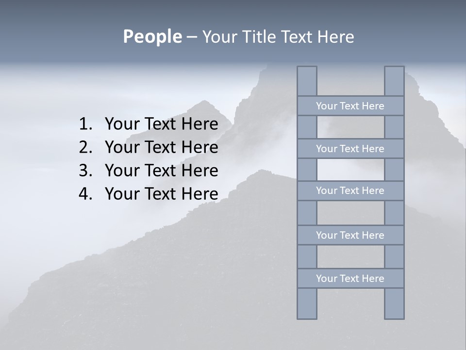 Spectacular Rock Teallach PowerPoint Template