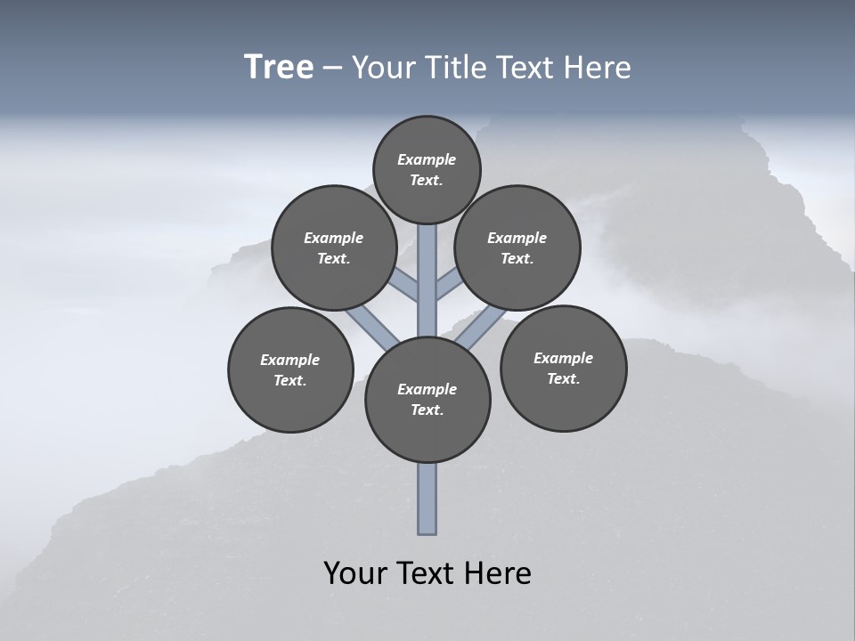 Spectacular Rock Teallach PowerPoint Template