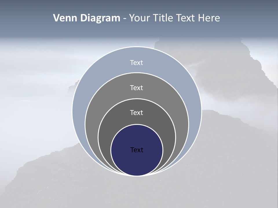 Spectacular Rock Teallach PowerPoint Template
